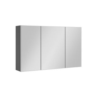 Vicco Armario Con Espejo Para Ba&ntilde;o Lavia, Antracita, 100 X 60.2 Cm, Vicco