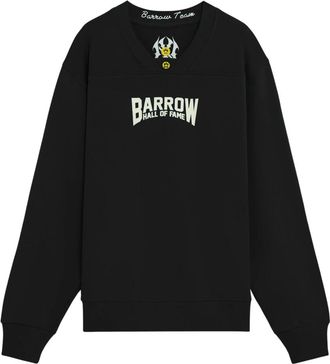 Barrow Barrow, Hoodies & sweatvesten, Heren, Zwart, XS, Katoen, Felpa
