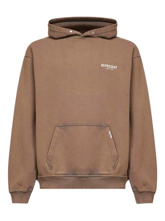 Represent Katoenen hoodie - Bruin