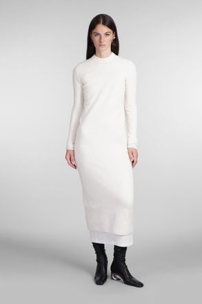 Jil Sander Dress In Beige Wool
