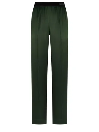 Tom Ford Deep Green Silk Pajama Pants