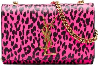 Saint Laurent Pre-owned Kate Crossbody Bag - Dames - Vintage Schoudertas - Roze - ONE Size - Leer - Vintage