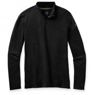 Smartwool Classic All-Season Merino Base Layer 1/4 Zip Boxed Merinounterwäsche für Herren | schwarz