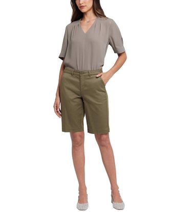 NYDJ Nydj Bermuda Bay Leaf Short