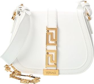 Versace Greca Goddess Small Leather Shoulder Bag