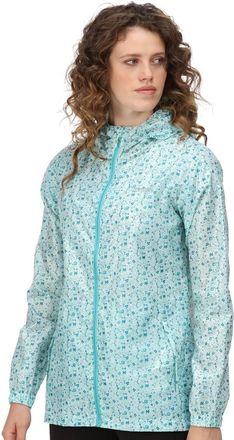 Regatta Womens WmsPrintPackItJkt, Ocean Wave Ditsy, 12