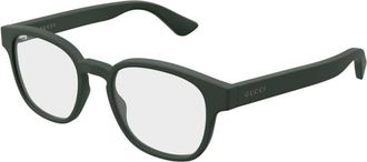 Gucci Gg 1343O Optisch Montuur - Heren - Brillen - Groen - 49 MM - Accessoires