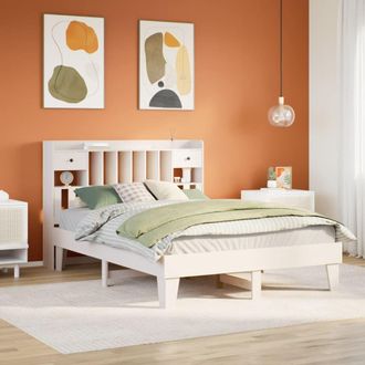 Berkfield Home Bed Frame without Mattress White 160x200 cm Solid Wood Pine