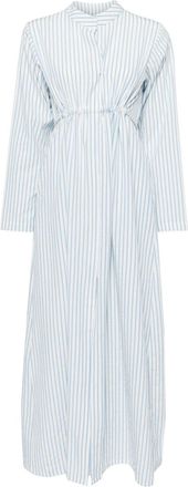Bambah striped tie string kaftan - women - Fabric - S - Blue