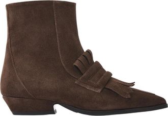VIA VAI Vive Evie enkellaarsjes - Dames - Cowboylaarzen - Bruin - 41 EU - Su&egrave;de - Schoenen