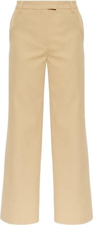 Baum Und Pferdgarten Namina Broek - Dames - Wijde Broeken - Beige - XS - Polyester - Broeken