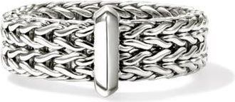 John Hardy Icon Ring in Silver at Nordstrom, Size 9