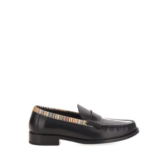 Paul Smith Loafers, female, Black, Size: 11 US Cassini Signature Stripe Loafers