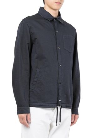 Herno Cotton-Linen Overshirt Shirt - Black