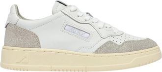 Autry Medalist Low - Dames - Sneakers - Wit - 37 EU - Katoen - Schoenen