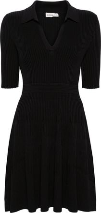 SIMKHAI Patricia ribbed minidress - women - Rayon/Spandex/Elastane/Nylon - S - Black