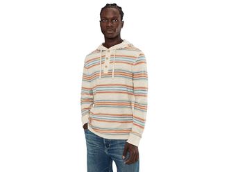 Faherty Sunwashed Slub Hoodie Mens Clothing Daybreak Ombre : 2XL, Cotton