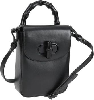 Gucci Pre-owned Leather gucci-bags - Dames - Vintage Handtas - Zwart - ONE Size - Leer - Vintage