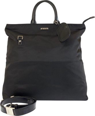 Gucci Black Nylon 2Way Tote (Authentic Pre-Loved)