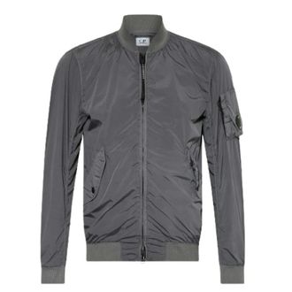 C.P. Company Outerwear Short Nycra-R Bomberjack - Heren - Bomber jackets - Grijs - S - Nylon - Jassen