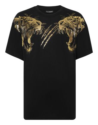 Plein Sport T-Shirt Ronde Hals Tiger