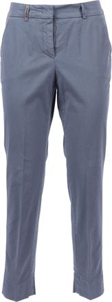 PESERICO Woman Trousers Cropped Tailored Straight-Leg Pants