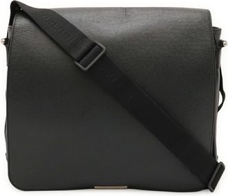 Louis Vuitton Taiga Ardoise Taiga Leather Canvas Shoulder Bag (Pre-Owned)