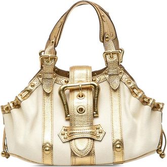Louis Vuitton Pre-owned Handbags, female, White, Size: ONE SIZE Pre-owned Textile Satchel