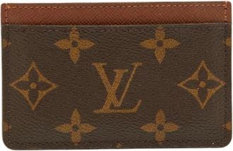 Louis Vuitton Pre-owned Wallets, female, Brown, Size: ONE SIZE Pre-owned Card Holder
