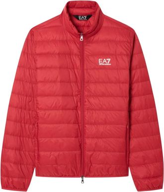 Emporio Armani Down Jacket - Heren - Gewatteerde jassen - Rood - M - Jassen