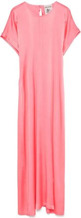 Semicouture Abito lungo in raso - Rosa