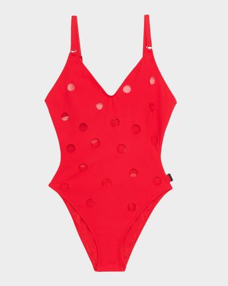 Shan Billy Rose One-Piece Swimsuit