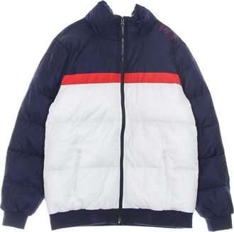 Fila Heren Donsjack Wit/Zwart/Rood - Heren - Gewatteerde jassen - Blauw - XL - Polyester - Jassen