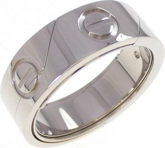 Cartier White Gold White Gold (18K) Band Ring (Pre-Owned)