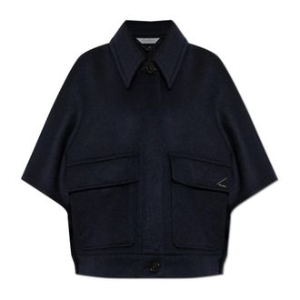 Max Mara Dream Cashmere Poncho - Knitwear - Mujer - Azul - S