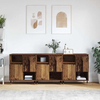 vidaXL Vidaxl - Sideboards 3 pcs Legno vecchio 180 x 35 x 70 cm