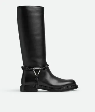Bottega Veneta James Boot - Black - Woman - 38_5 - 80% Calfskin & 20% Lambskin