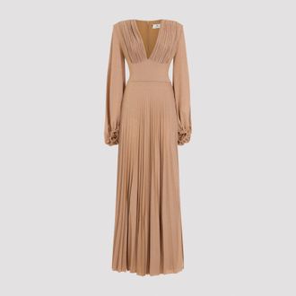 Elisabetta Franchi lange jersey lurex-jurk