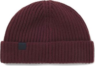 BOSS Berretto a coste - Rosso