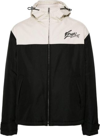 Gucci canvas hooded jacket - men - Polyester/Cotton/Cotton/Polyester - 48 - Black