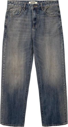 Woodbird Heren, Jeans, Blauw, Maat: W33 L32 Katoen