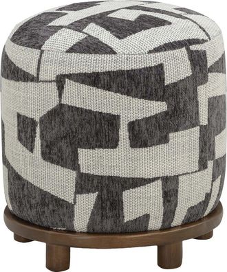 TOV Furniture Tov Furniture Bisou Jacquard Ottoman