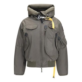 Parajumpers Gobi Gewatteerd Jack met Capuchon - Heren - Jassen - Grijs - Maat: S Zijde