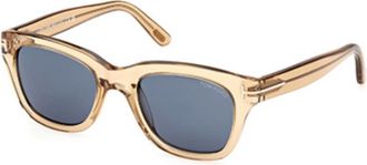 Tom Ford SNOWDON Blue Square Mens Sunglasses FT0237 45V 50