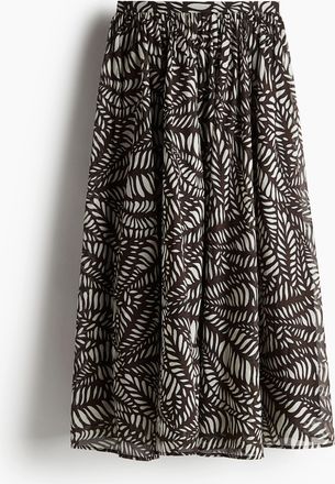 H&M Tellerjupe aus Baumwolle - Schwarz