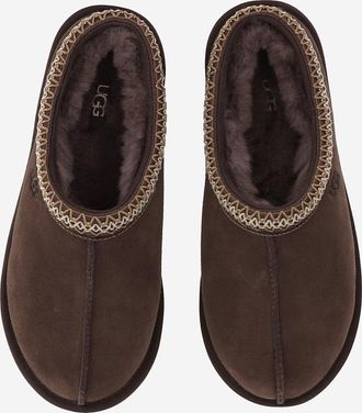 UGG Womens Tasman Ii Suede Mules Dark Brown