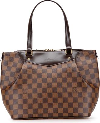 Louis Vuitton Borsa a mano Westminster PM in tela Damier Ebène 2011 - Marrone