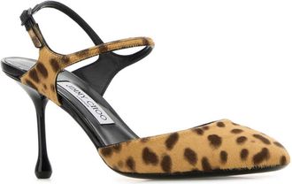 Jimmy Choo London Womens Pixie 80 Pump Beige Calf Hair
