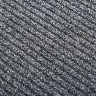 Berkfield Home Modern Dirt Trapper Carpet Runner 100x450 cm Grey | Size: 100 cm diameter