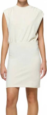 Nation Ltd Jac Muscle Mini Dress In Porcelain